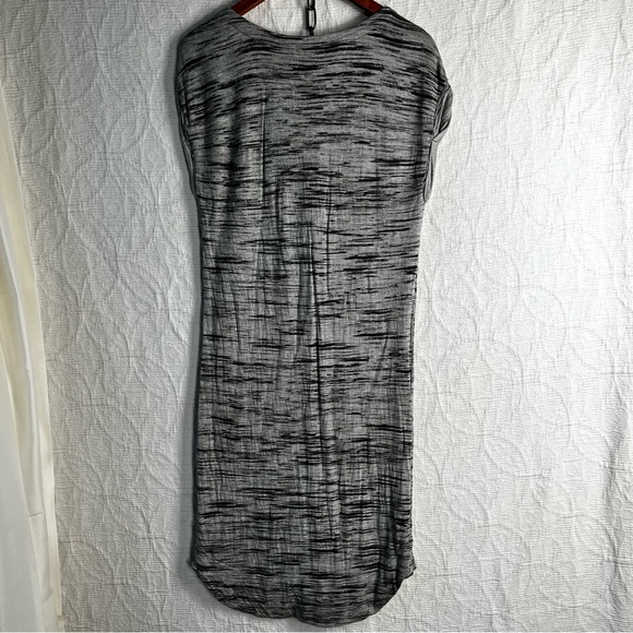 Athleta Energy Heather Grey Cozy Lounge Dress Not Your Moms Housedress Marled S - Picture 11 of 16